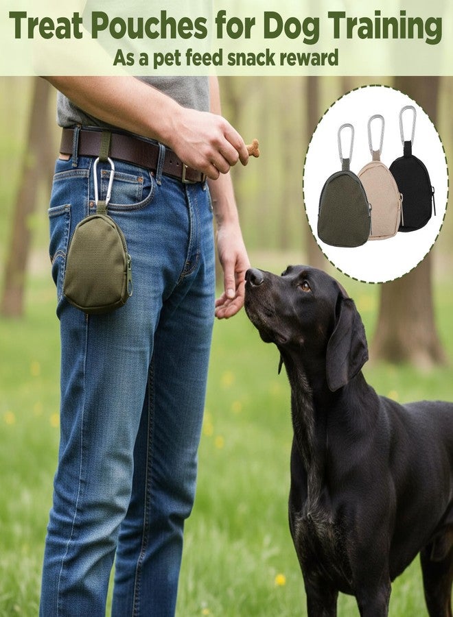 Matwsec Dog Treat Pouches for Pet Training Portable Puppy Dog Training Treat Pouch, Small Dogs Treat Bag for Leash, Reusable Dogs Treats Container with Carabiner Zipper Closure for Pet Walking - Image 5